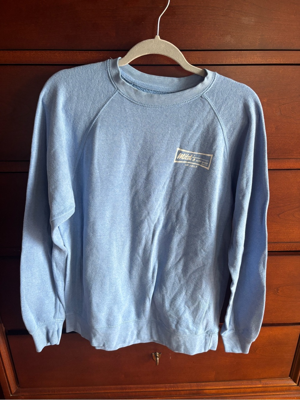 Mitch’s Surf Shop La Jolla Light Blue Crewneck Sweatshirt